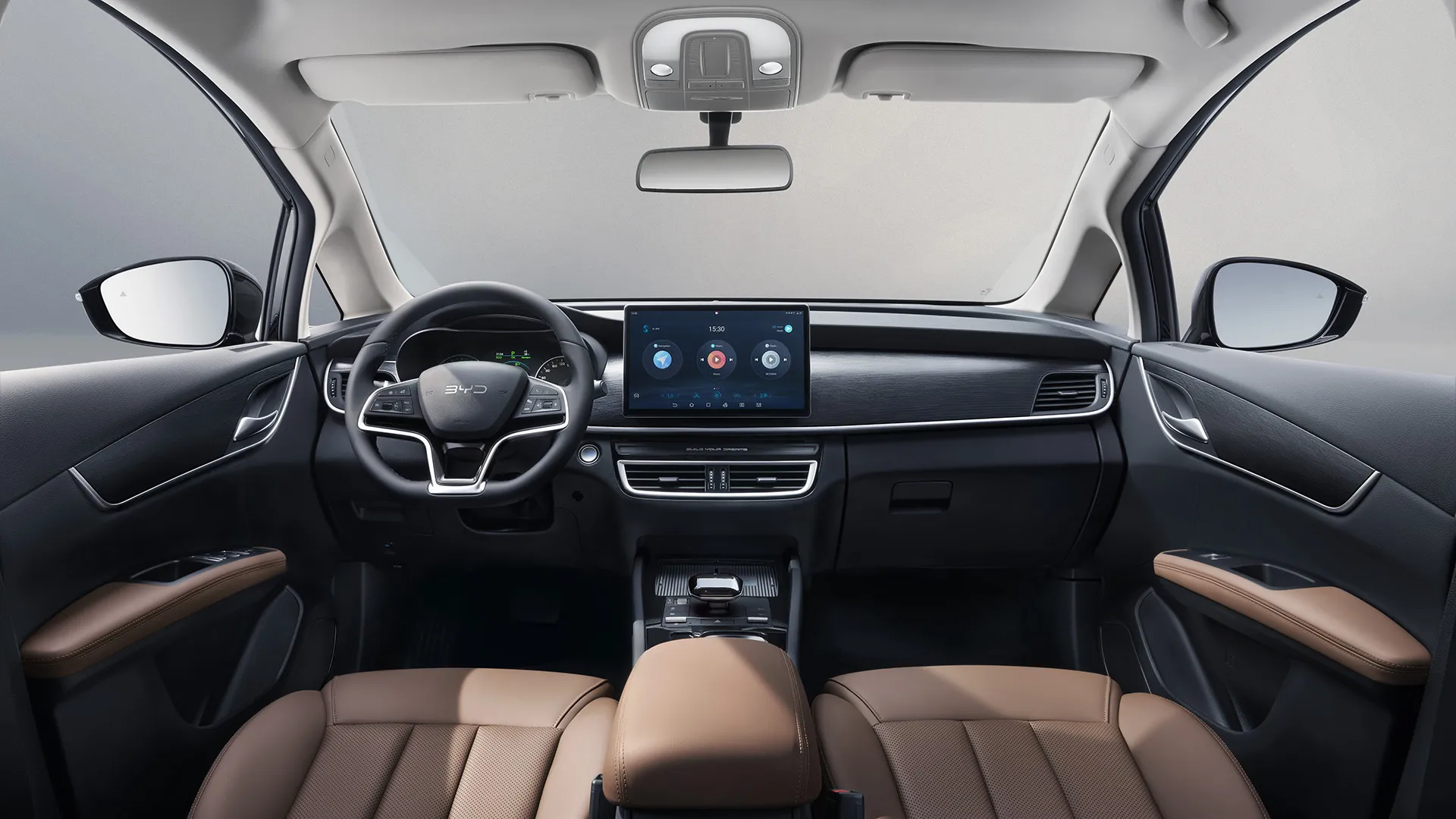 BYD M6 màn hình trung tâm xoay - công nghệ DiLink thông minh